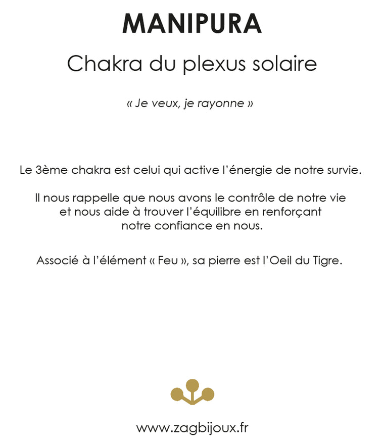 Zag Bijoux Bracelet Manipura