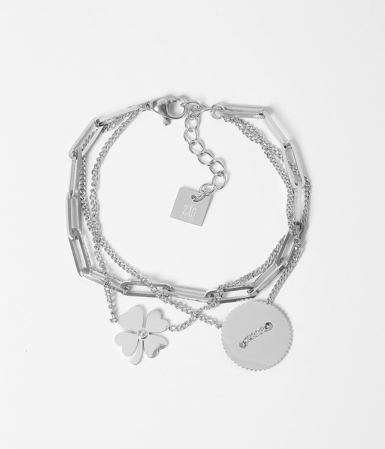 zag bijoux Bracelet Trèfle