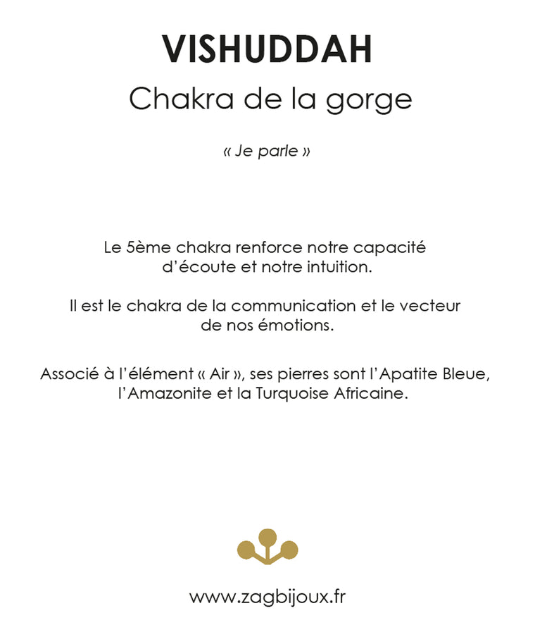 Zag Bijoux Bracelet Vishuddah