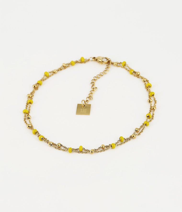 zag bijoux Chaîne de cheville Billes