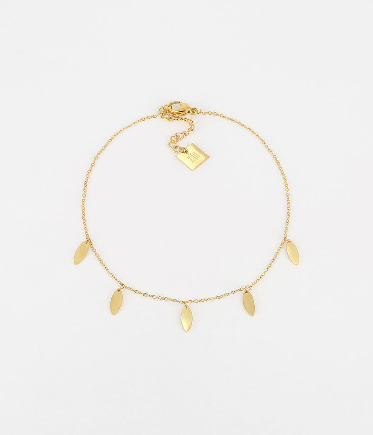 zag bijoux Chaîne de cheville Flora