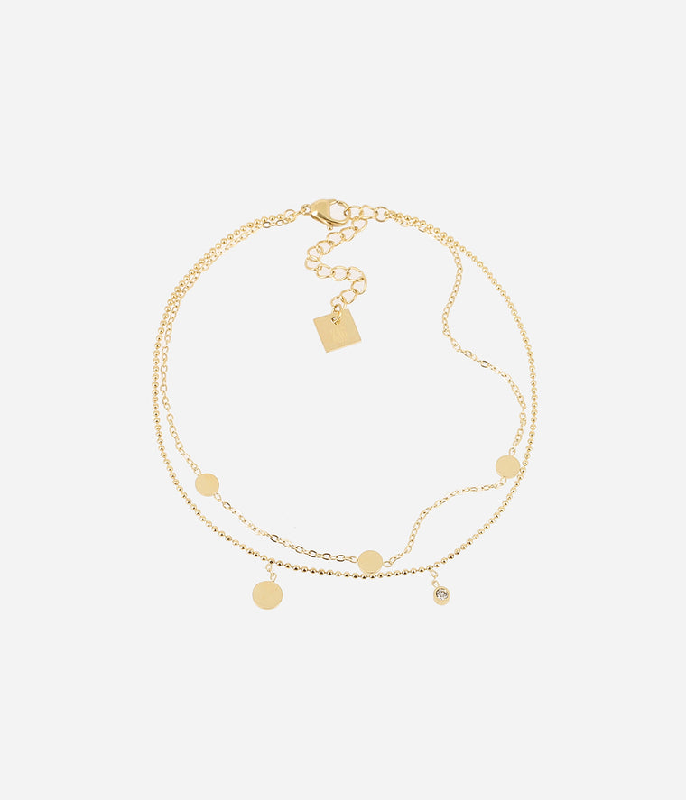 zag bijoux Chaîne de cheville Mélinda