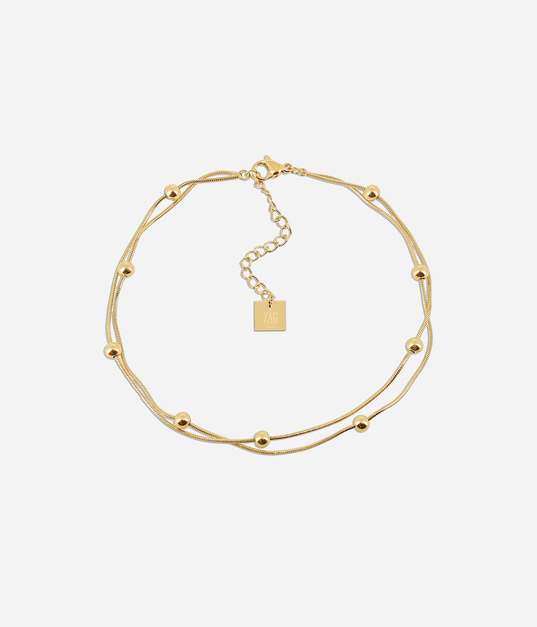 zag bijoux Chaîne de cheville Pierrette