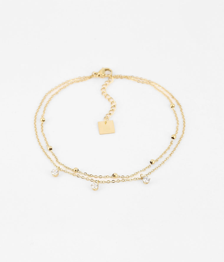 zag bijoux Chaîne de cheville Precious