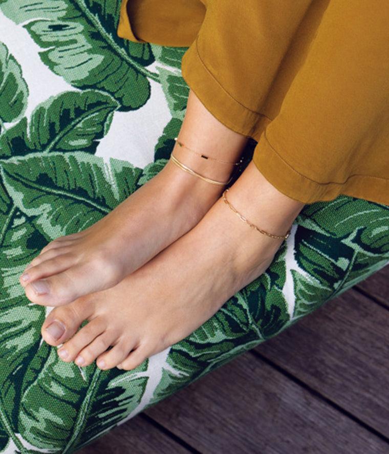 Zag Bijoux Chaîne De Cheville Trait