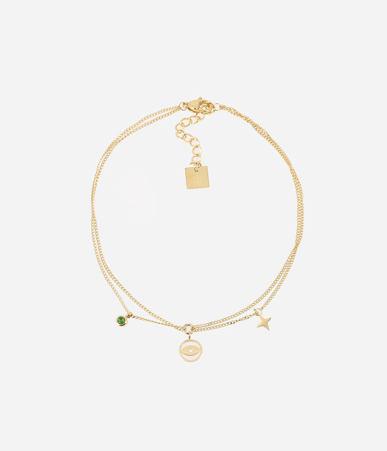 zag bijoux Chaîne de cheville Valore