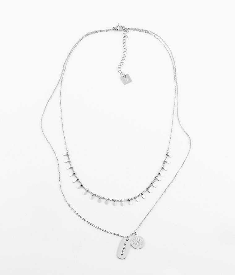 zag bijoux Collier Amulettes