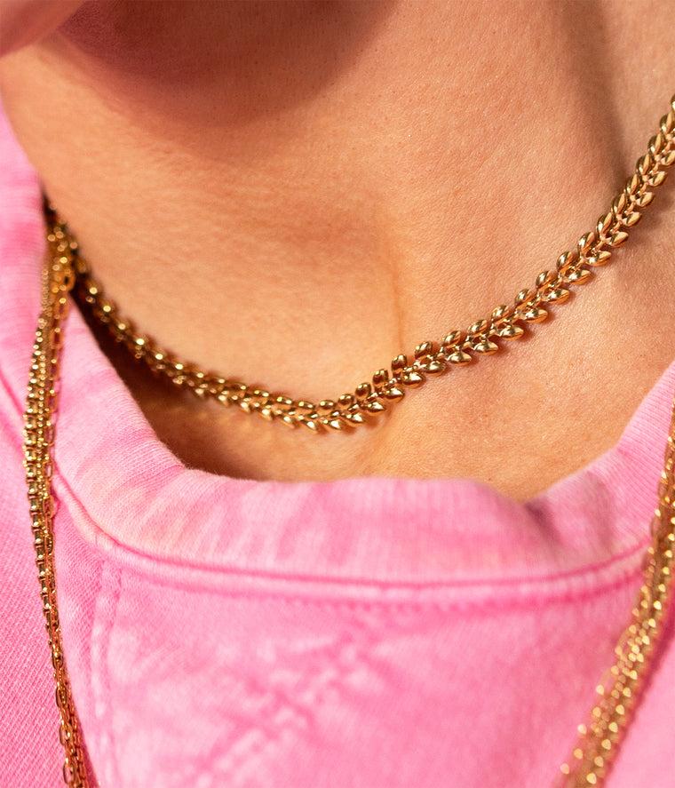 Zag Bijoux Collier Leaf