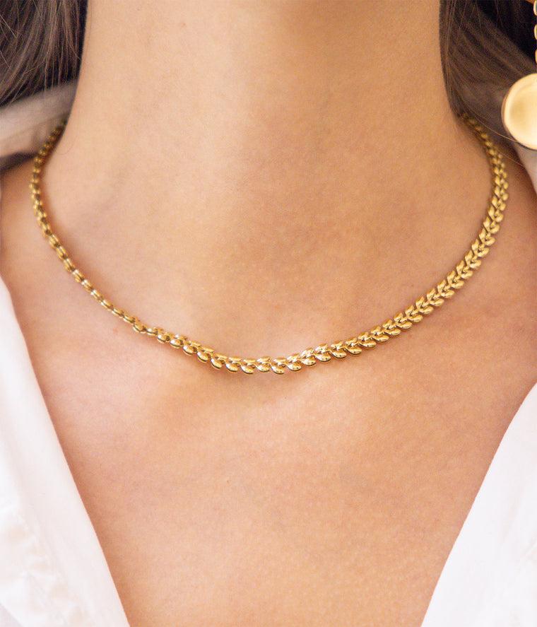 Zag Bijoux Collier Leaf