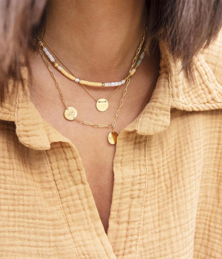 Zag Bijoux Collier Multi Charm Hope