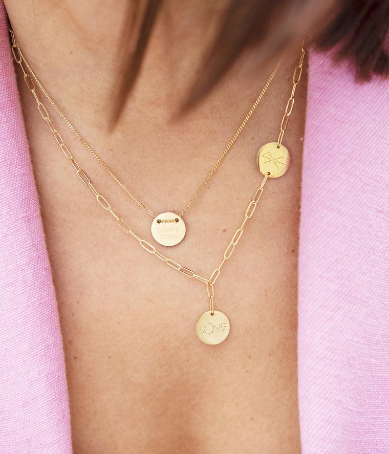 Zag Bijoux Collier Multi Charm Love