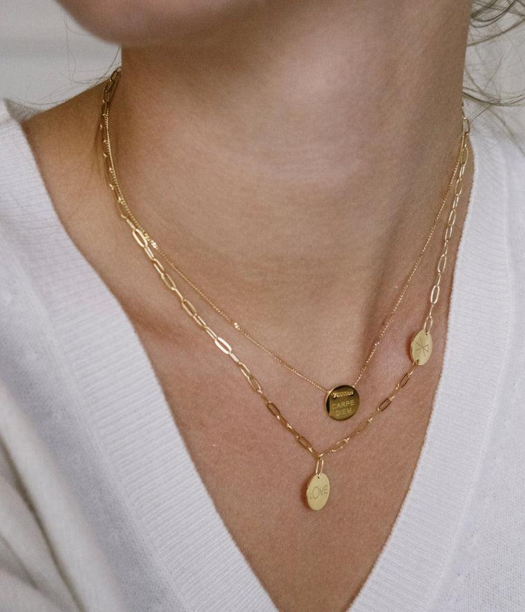 Zag Bijoux Collier Multi Charm Love