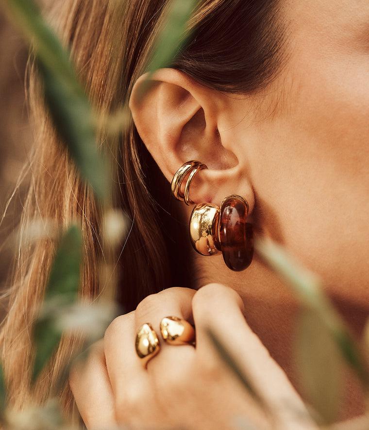 Zag Bijoux Earcuff Tortel