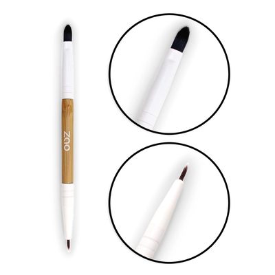 zao Make Up Pinceau Duo Eyeliner - Lèvres