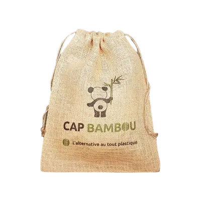 zao Make Up Pochon en Toile De Jute