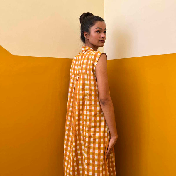 Zen Ethic Robe Miana Prado 100% Coton BIO - Jaune Orange