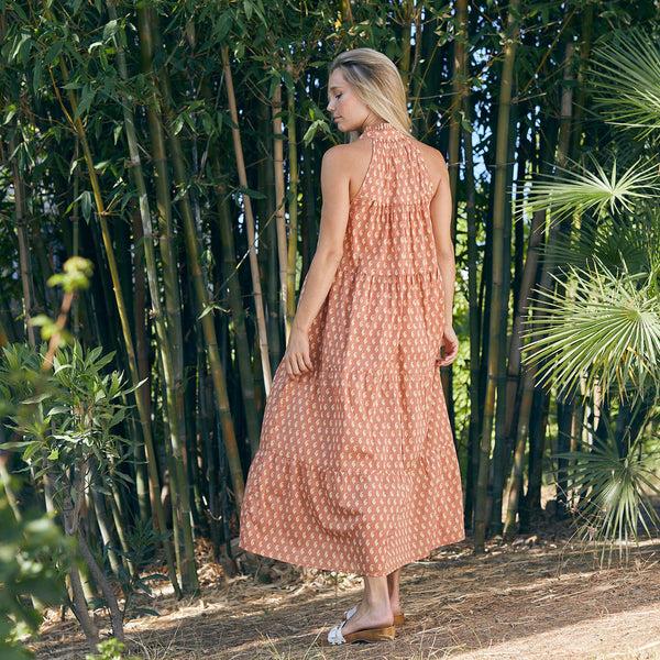 Zen Ethic Robe Vanessa Cigales 100% Coton - Jaune Orange