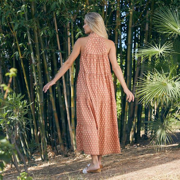 Zen Ethic Robe Vanessa Cigales 100% Coton - Jaune Orange