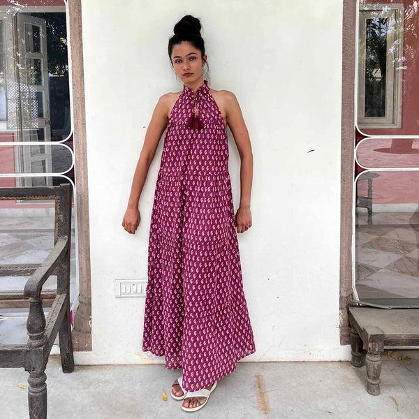 Zen Ethic Robe Vanessa Cigales 100% Coton - Rose Framboise