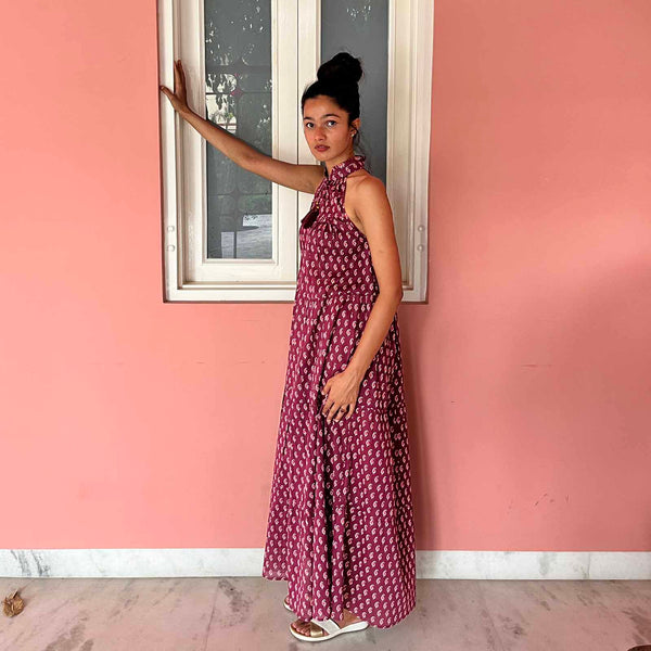 Zen Ethic Robe Vanessa Cigales 100% Coton - Rose Framboise