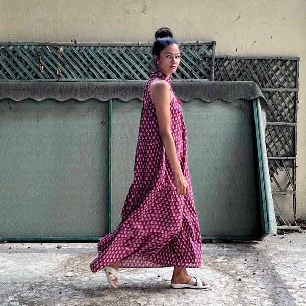 Zen Ethic Robe Vanessa Cigales 100% Coton - Rose Framboise