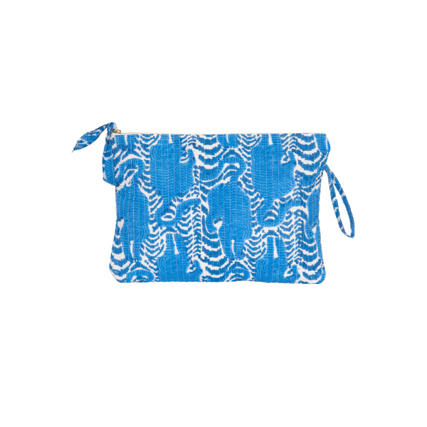 Zen Ethic Trousse De Tablette A4 Tiger 100% Coton Bio - Bleu