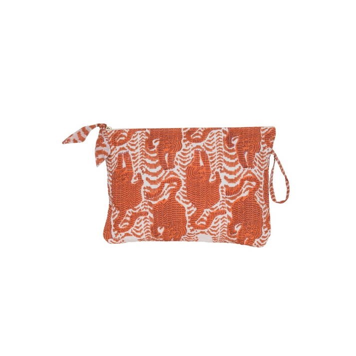 zen ethic Trousse de tablette A4 Tiger 100% coton bio - Orange