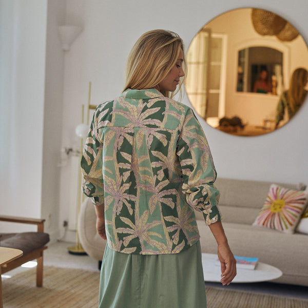 Zen Ethic Chemise Alka Mejean 100% Coton - Vert
