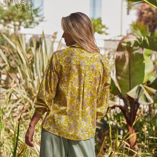 Zen Ethic Chemise Alka Paloma - 100% Coton - Vert
