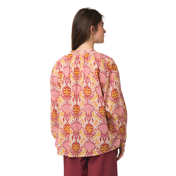 Zen Ethic Chemise Camille Senga 100% Coton - Orange