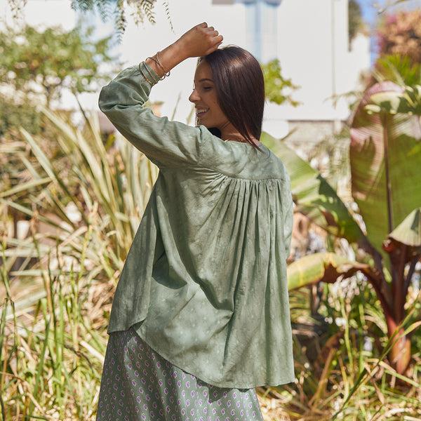 Zen Ethic Chemise Chloe 100% Coton - Vert