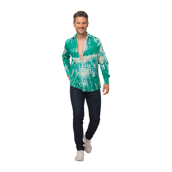 zen ethic Chemise Homme Tie & Dye100% Coton - vert
