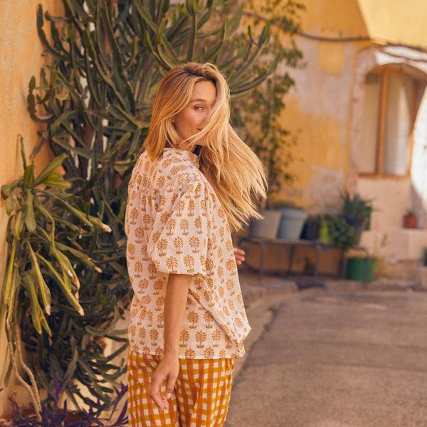 Zen Ethic Chemise Maud Olbia 100% Coton BIO - Orange
