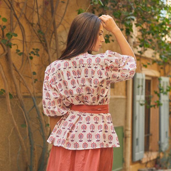 Zen Ethic Chemise Maud Olbia 100% Coton BIO - Rose