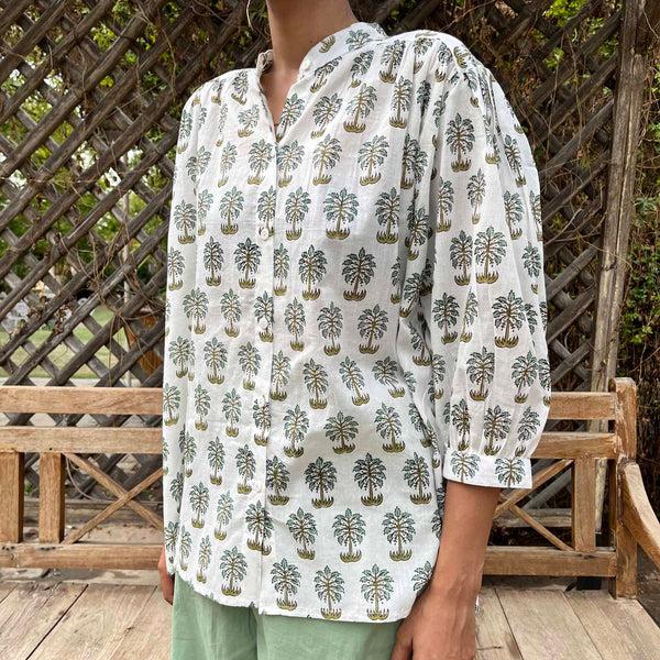 Zen Ethic Chemise Maud Olbia 100% Coton BIO - Vert