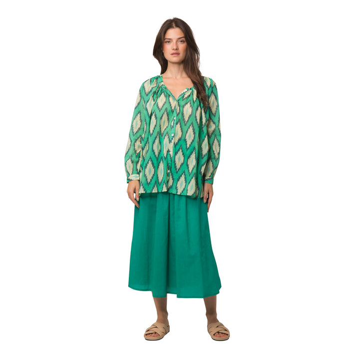 zen ethic Chloe Shirt Komba 100% Coton - vert