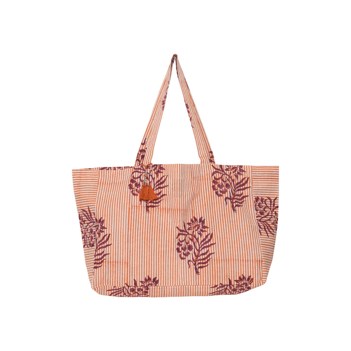 zen ethic Grand sac Cruise 100% coton bio - Orange