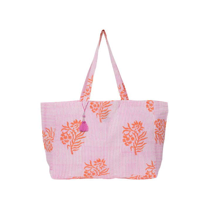 zen ethic Grand sac Cruise 100% coton bio - rose