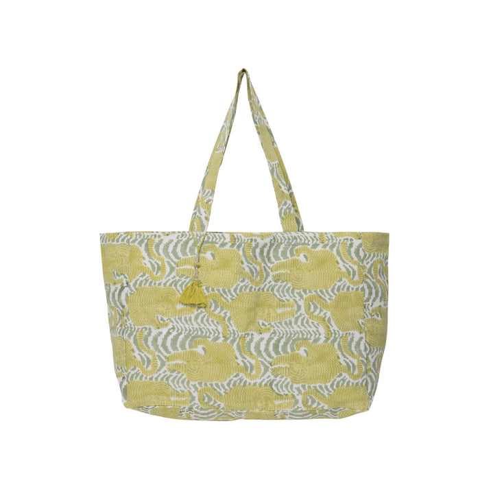 zen ethic Grand sac Tiger 100% coton bio - vert