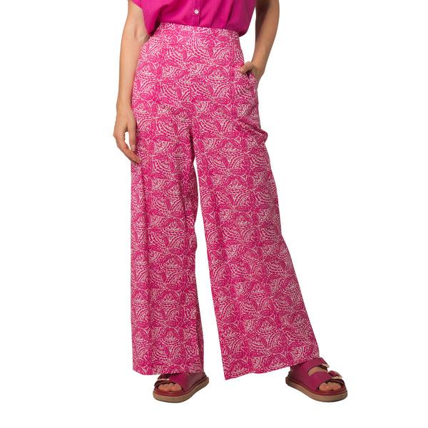 Zen Ethic Pantalon Leana Iranja 100% Coton - Rose