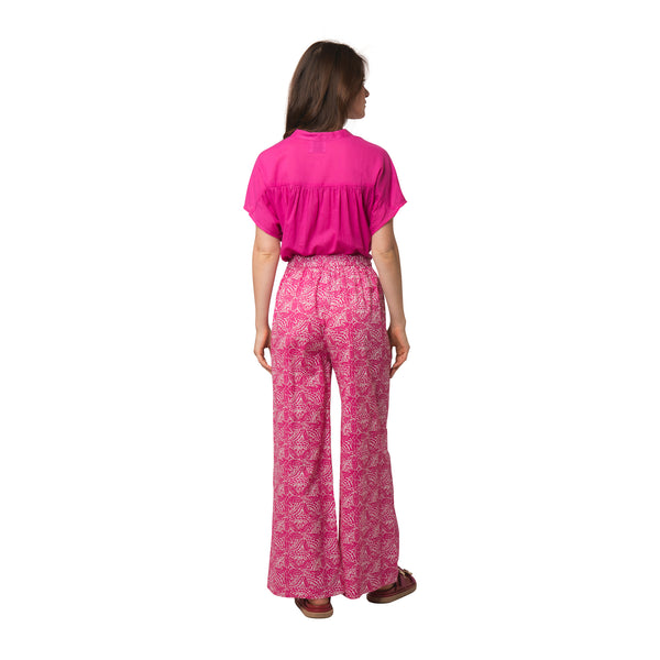 Zen Ethic Pantalon Leana Iranja 100% Coton - Rose