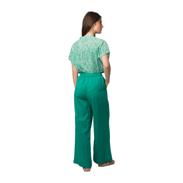 Zen Ethic Pantalon Leana Uni 100% Coton - Vert