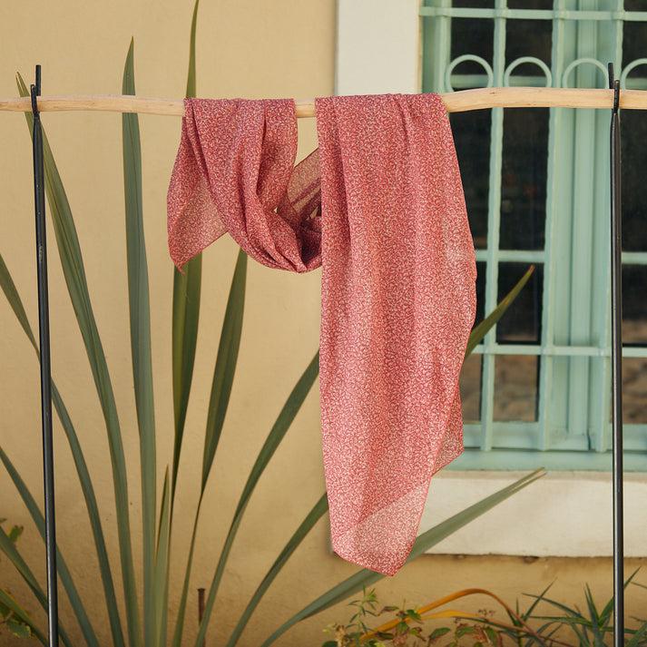 zen ethic Pareo Niolon 100% Cotton - Rasberry