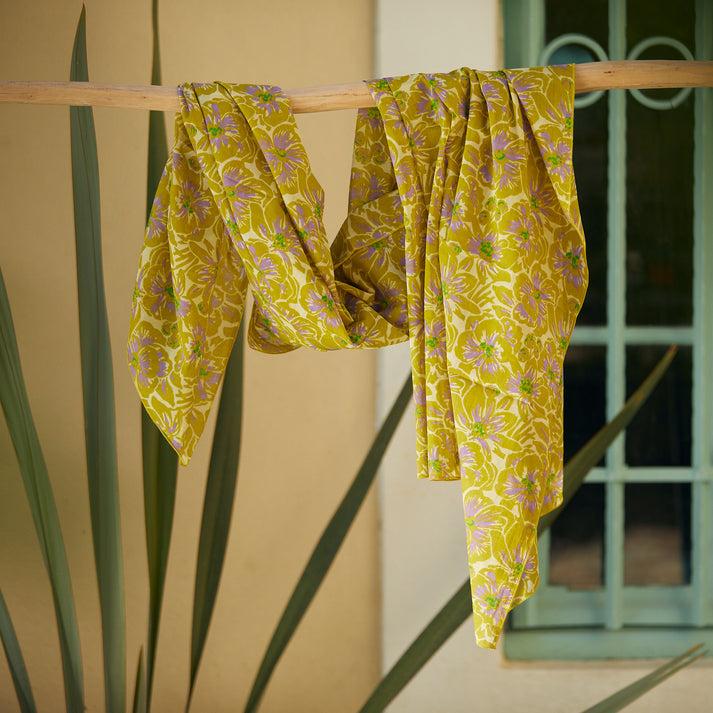 zen ethic Pareo Paloma 100% Cotton - vert