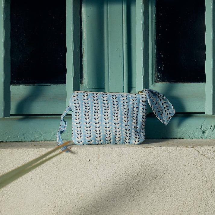 zen ethic Pochette Madrague 100% coton BIO - Bleu