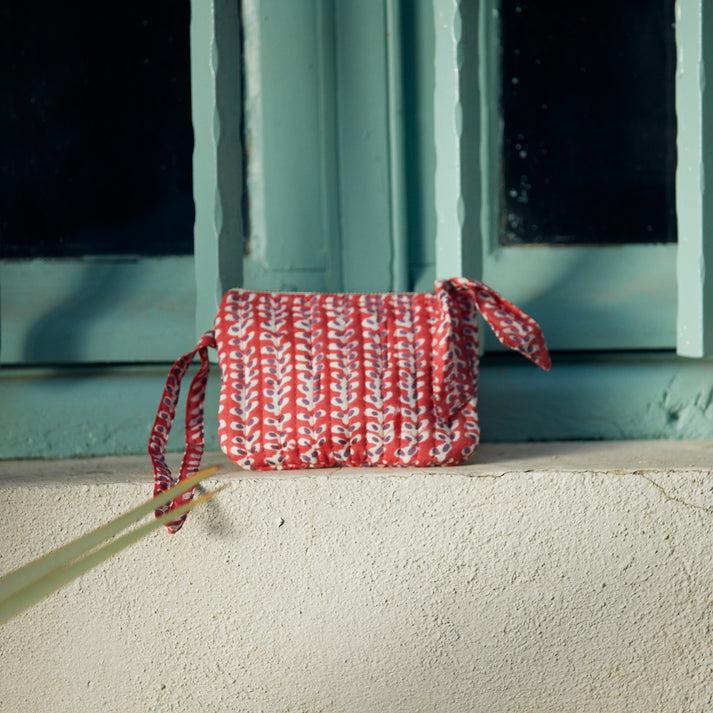 zen ethic Pochette Madrague 100% coton BIO - Rose