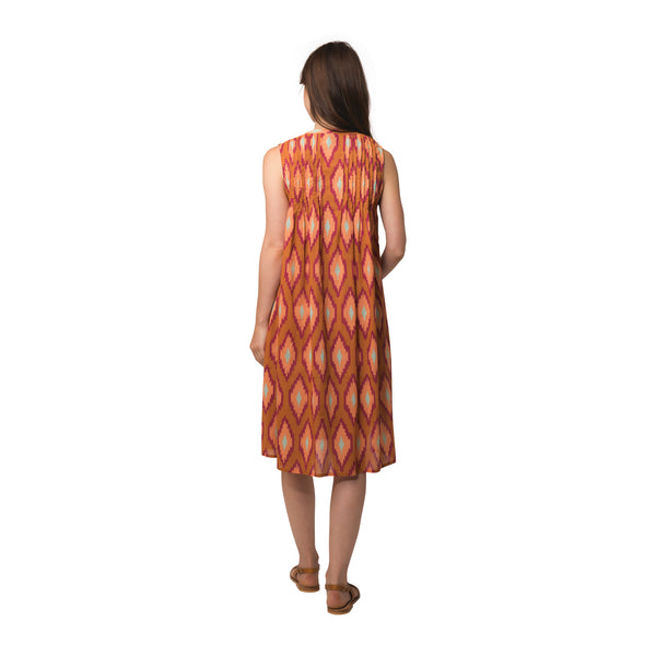 Zen Ethic Robe Agathe Komba 100% Coton - Orange