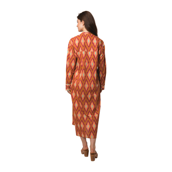 Zen Ethic Robe Alice Komba 100% Coton - Orange