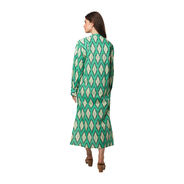 Zen Ethic Robe Alice Komba 100% Coton - Vert