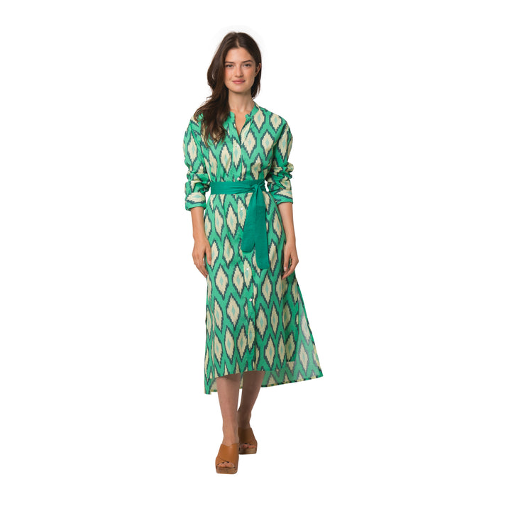 zen ethic Robe Alice Komba 100% Coton - vert